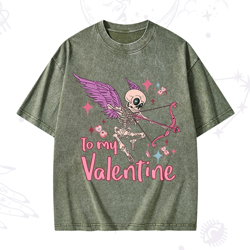 Purplehecate To My Valentine Washed T-Shirt