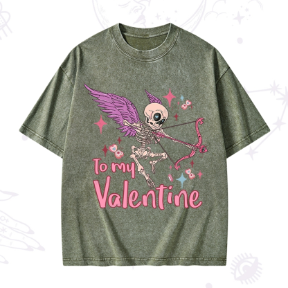 Purplehecate To My Valentine Washed T-Shirt