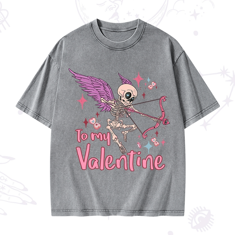 Purplehecate To My Valentine Washed T-Shirt