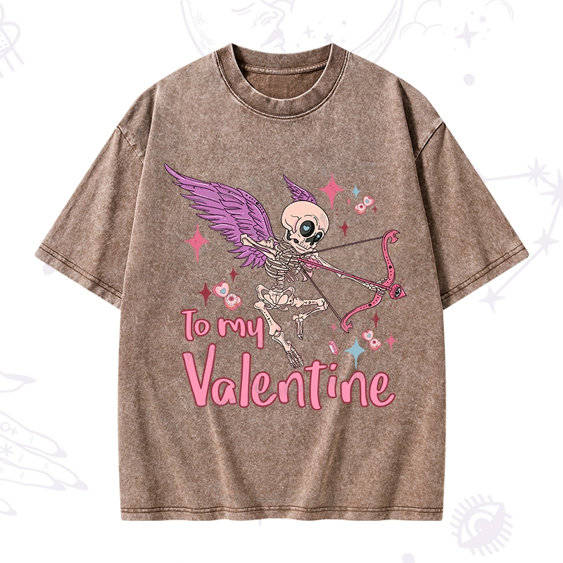 Purplehecate To My Valentine Washed T-Shirt