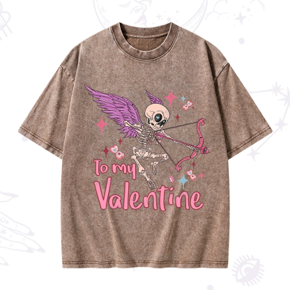 Purplehecate To My Valentine Washed T-Shirt