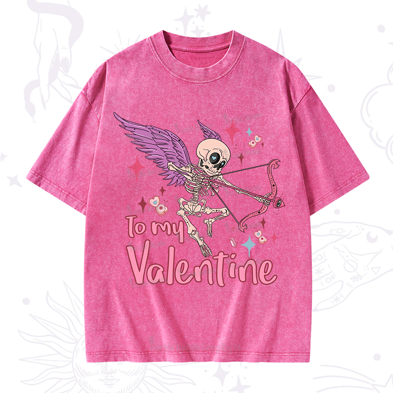 Purplehecate To My Valentine Washed T-Shirt