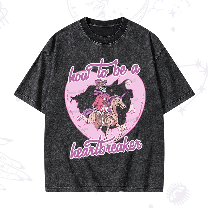 Purplehecate Heartbreaker Washed T-Shirt