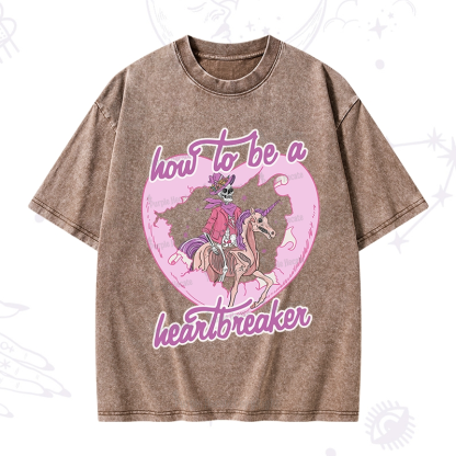 Purplehecate Heartbreaker Washed T-Shirt