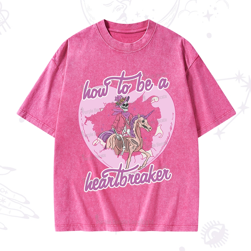 Purplehecate Heartbreaker Washed T-Shirt