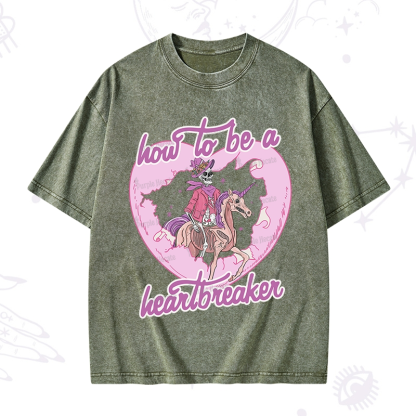 Purplehecate Heartbreaker Washed T-Shirt