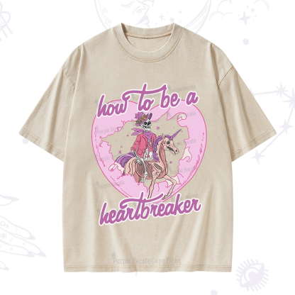 Purplehecate Heartbreaker Washed T-Shirt