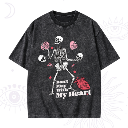 Purplehecate Don't Play With My Heart Washed T-Shirt
