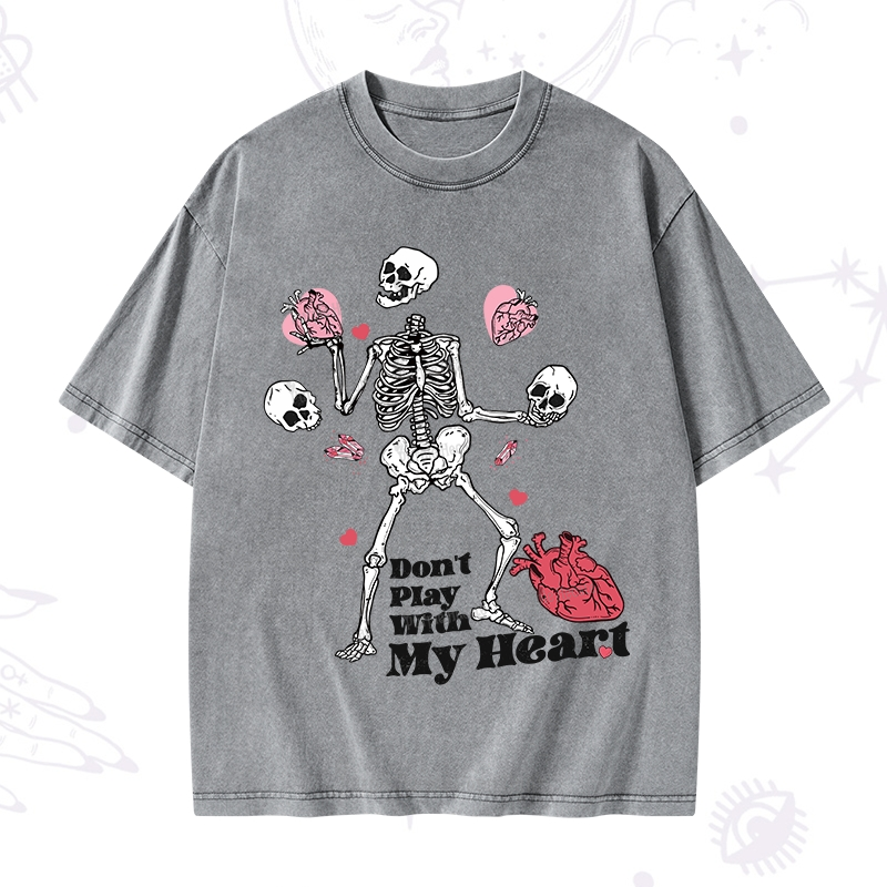 Purplehecate Don't Play With My Heart Washed T-Shirt