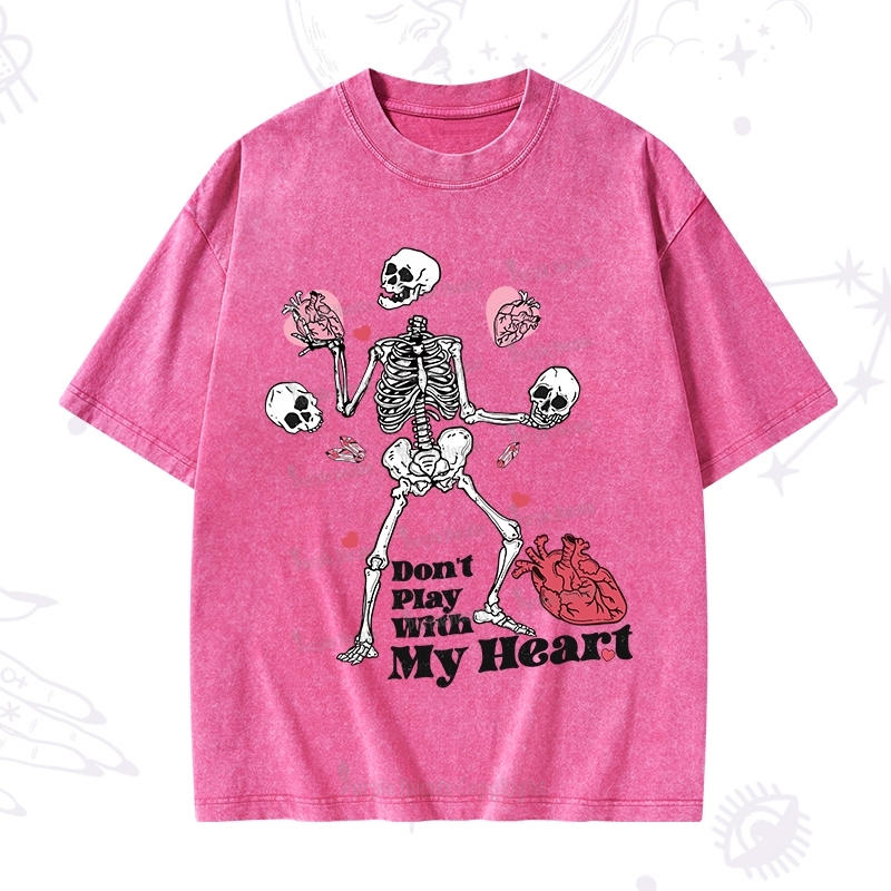 Purplehecate Don't Play With My Heart Washed T-Shirt