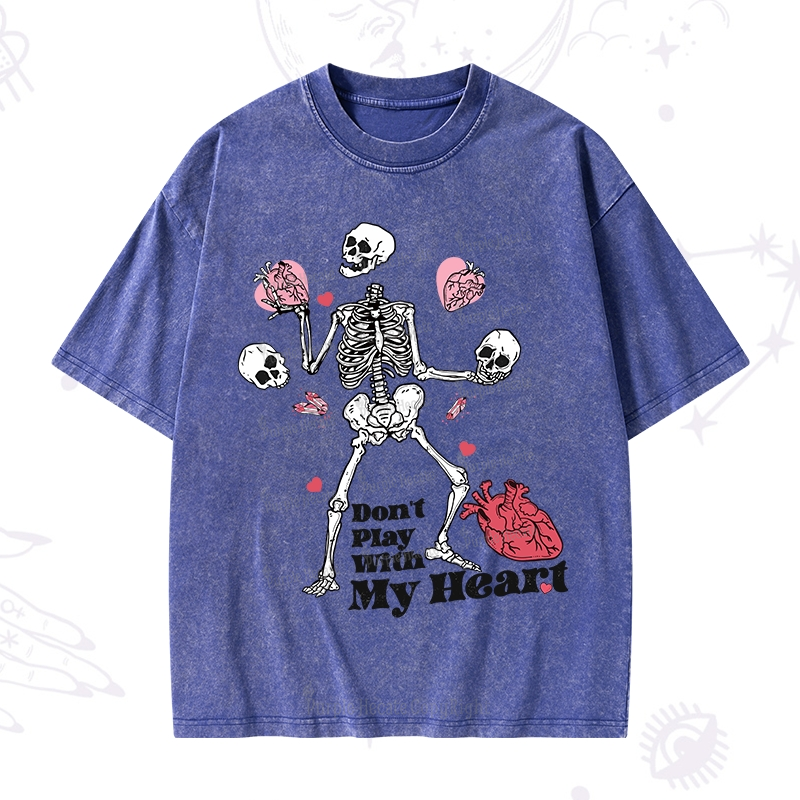 Purplehecate Don't Play With My Heart Washed T-Shirt