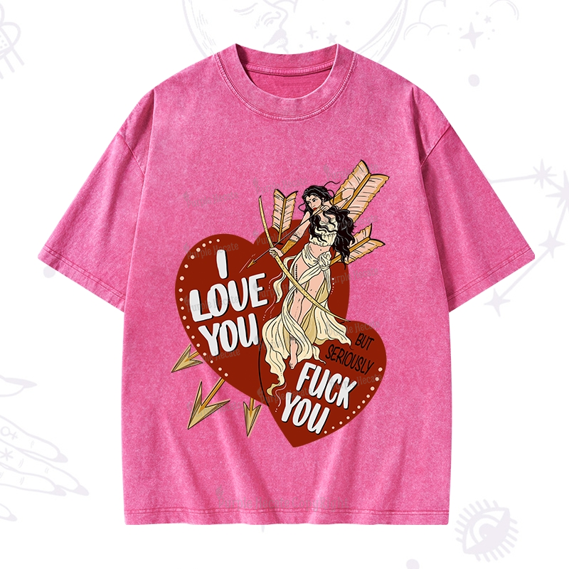 Purplehecate Love But Not Really Washed T-Shirt