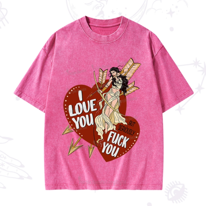 Purplehecate Love But Not Really Washed T-Shirt