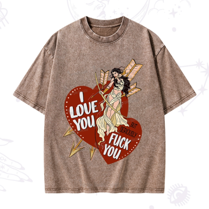 Purplehecate Love But Not Really Washed T-Shirt