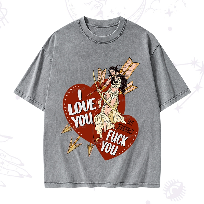 Purplehecate Love But Not Really Washed T-Shirt