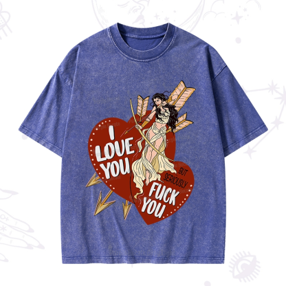 Purplehecate Love But Not Really Washed T-Shirt