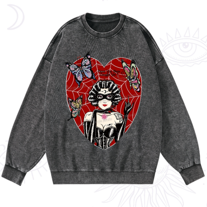 Purplehecate Dark Phantom Washed Sweatshirt