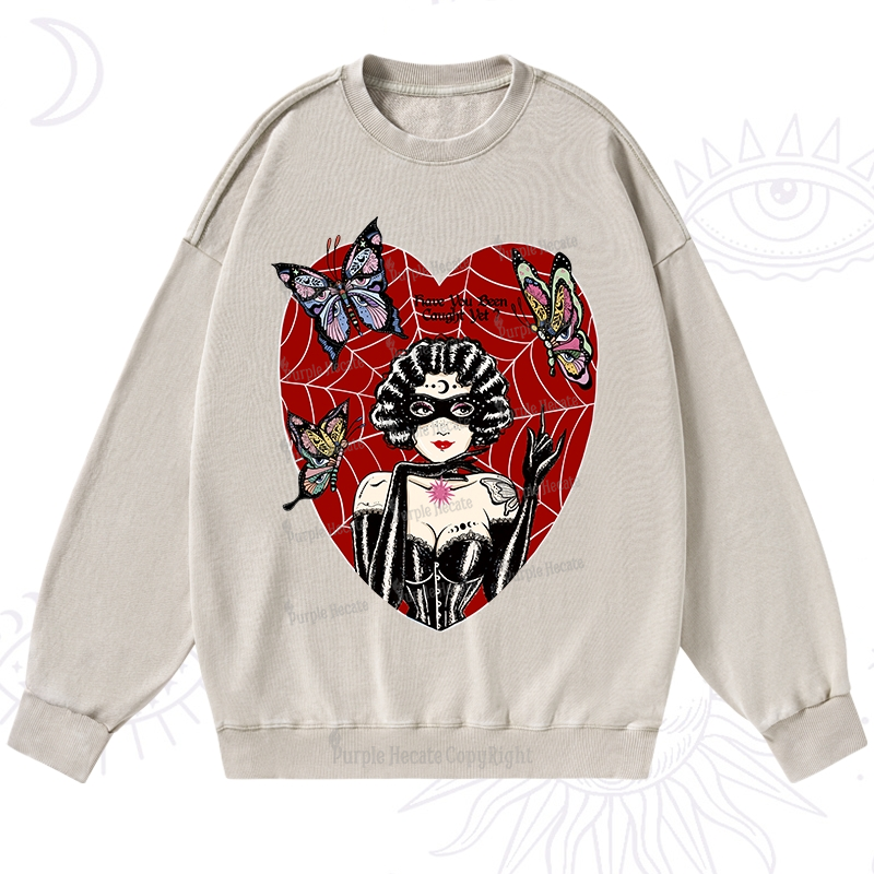 Purplehecate Dark Phantom Washed Sweatshirt