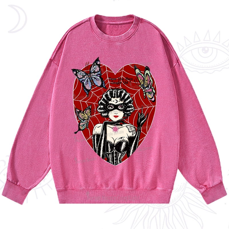 Purplehecate Dark Phantom Washed Sweatshirt