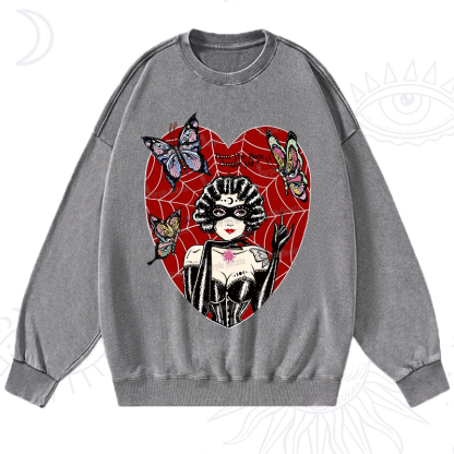 Purplehecate Dark Phantom Washed Sweatshirt