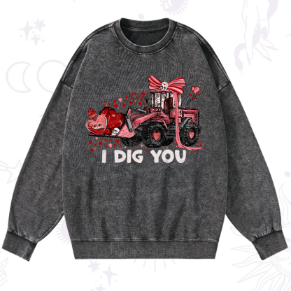 Purplehecate I Dig You Washed Sweatshirt