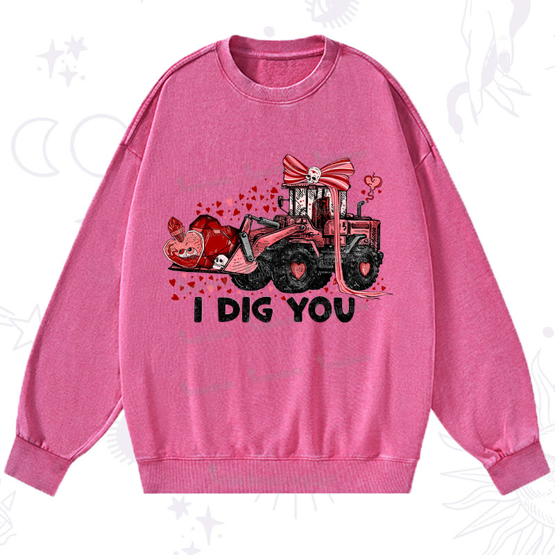 Purplehecate I Dig You Washed Sweatshirt