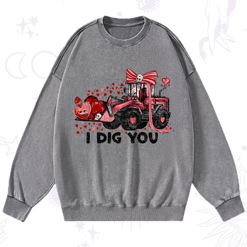 Purplehecate I Dig You Washed Sweatshirt