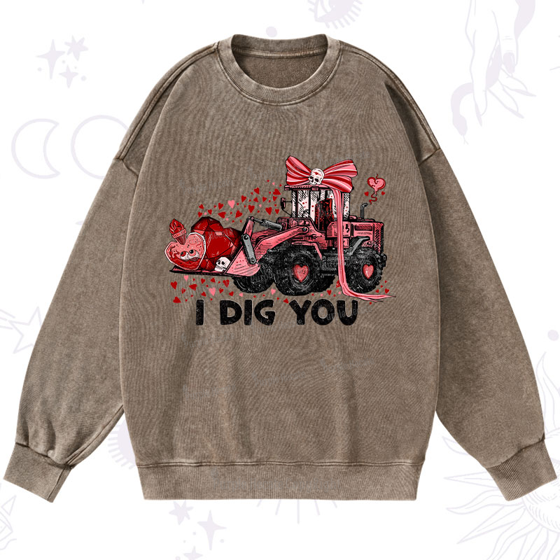 Purplehecate I Dig You Washed Sweatshirt