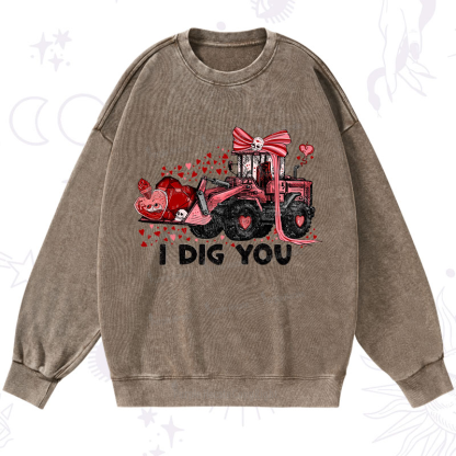 Purplehecate I Dig You Washed Sweatshirt