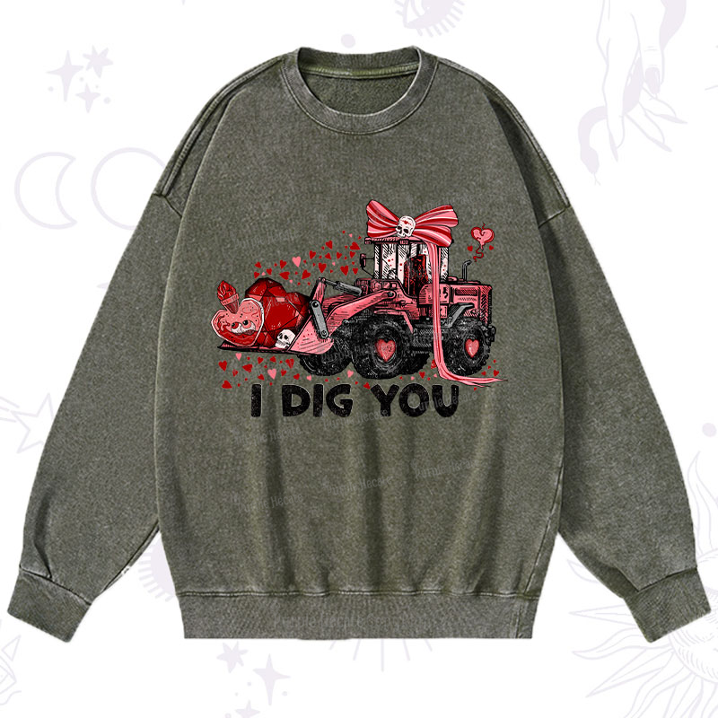 Purplehecate I Dig You Washed Sweatshirt
