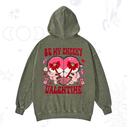 Purplehecate Be My Cheeky Valentine Washed Hoodie