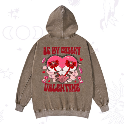 Purplehecate Be My Cheeky Valentine Washed Hoodie