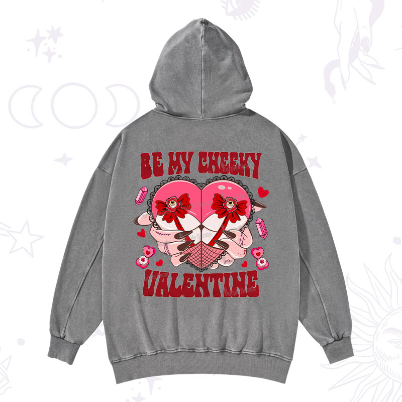 Purplehecate Be My Cheeky Valentine Washed Hoodie