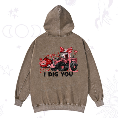 Purplehecate I Dig You Washed Hoodie