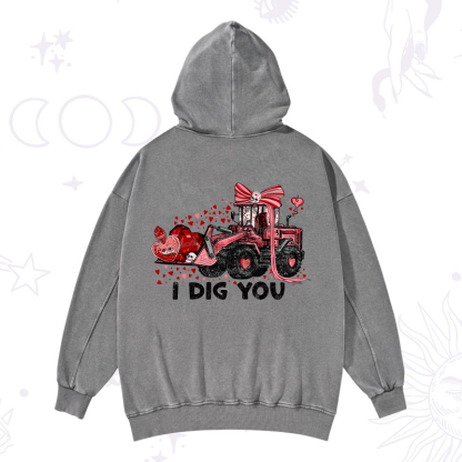 Purplehecate I Dig You Washed Hoodie