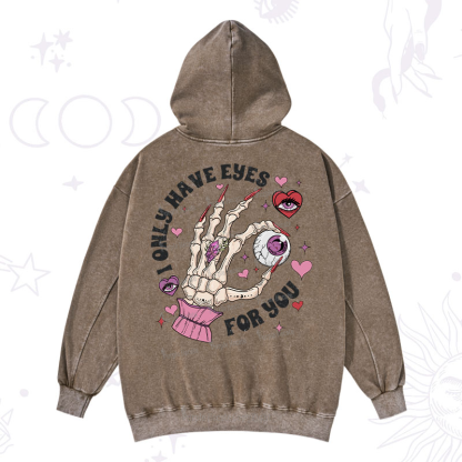 Purplehecate I Only Have Eyes For You Washed Hoodie