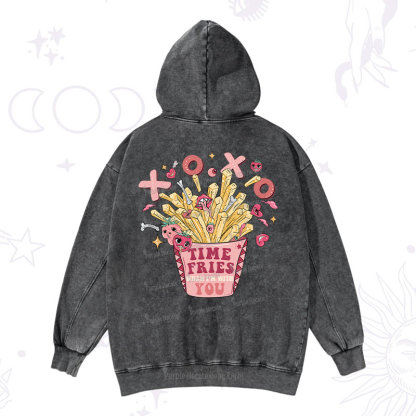 Purplehecate Time Fries When I'm With You Washed Hoodie