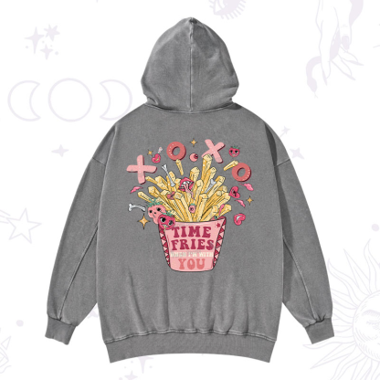Purplehecate Time Fries When I'm With You Washed Hoodie