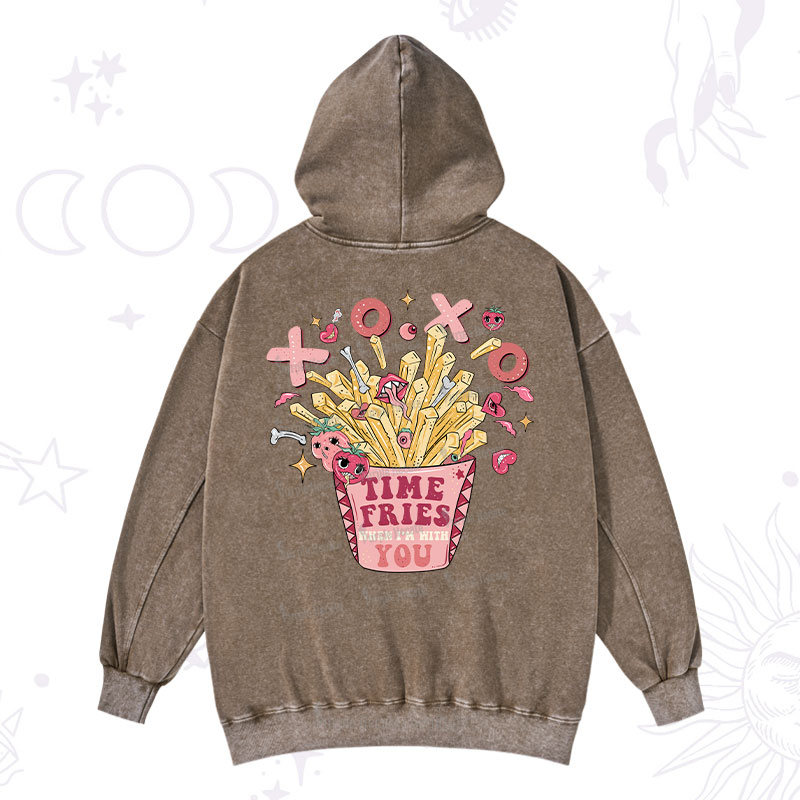 Purplehecate Time Fries When I'm With You Washed Hoodie