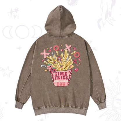 Purplehecate Time Fries When I'm With You Washed Hoodie