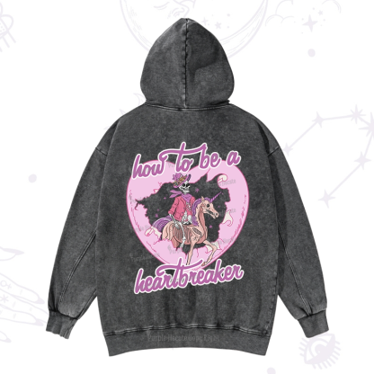 Purplehecate Heartbreaker Washed Hoodie