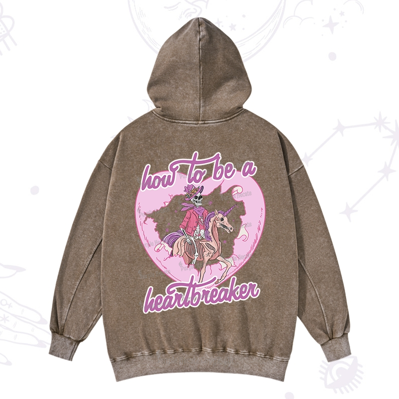 Purplehecate Heartbreaker Washed Hoodie