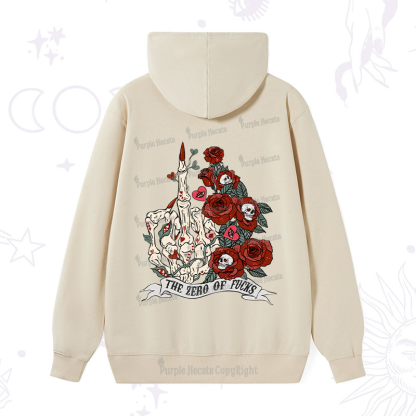 Purplehecate The Zero Of Fucks Valentine Hoodie