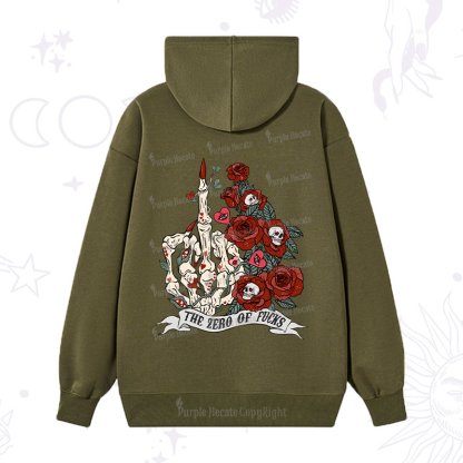 Purplehecate The Zero Of Fucks Valentine Hoodie
