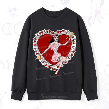 Purplehecate Cupid's Charm Valentine Sweatshirt