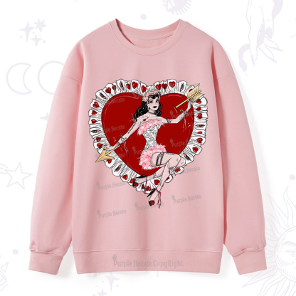 Purplehecate Cupid's Charm Valentine Sweatshirt