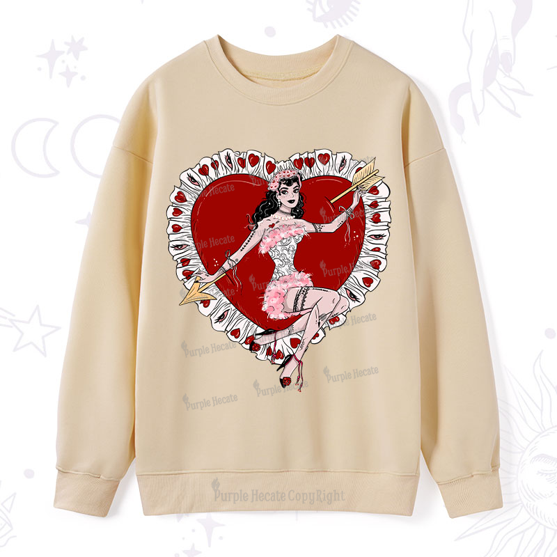 Purplehecate Cupid's Charm Valentine Sweatshirt