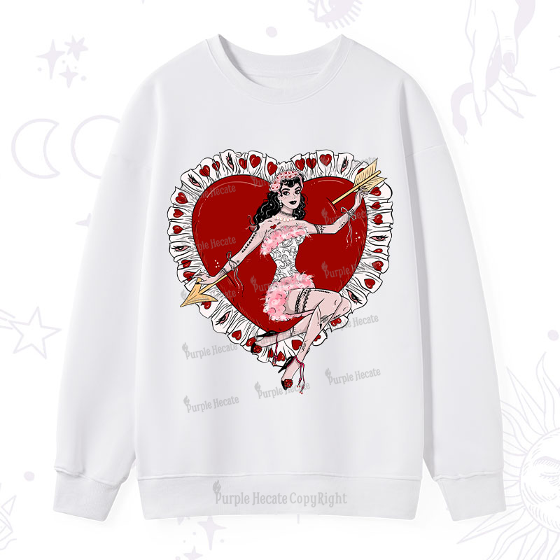 Purplehecate Cupid's Charm Valentine Sweatshirt