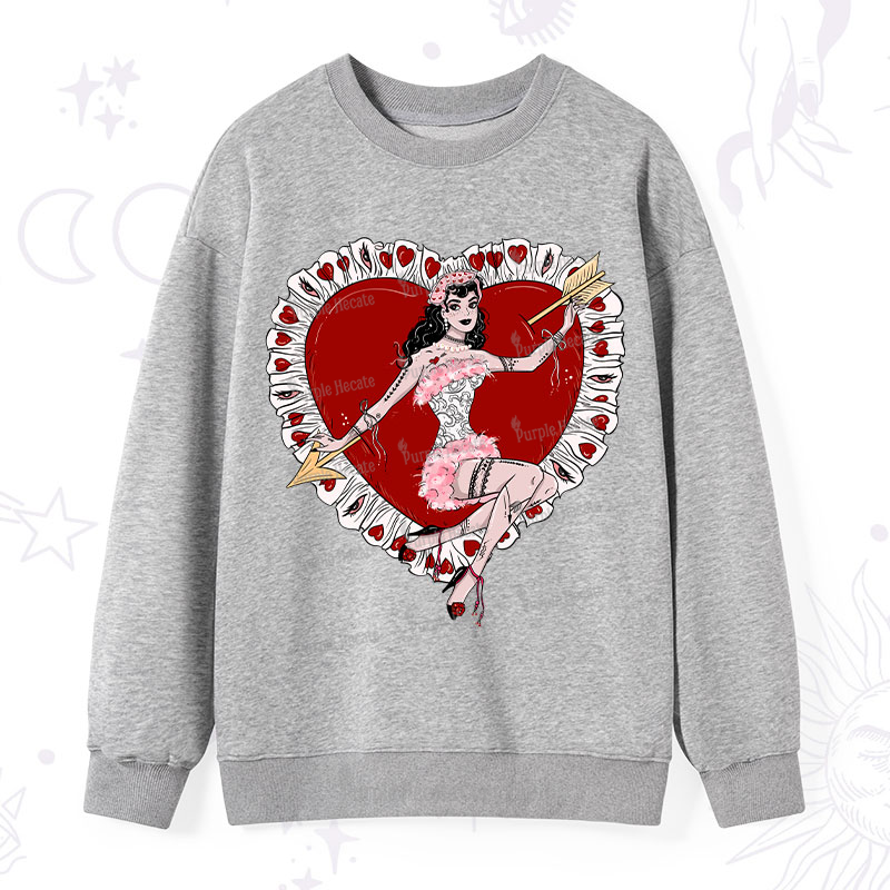 Purplehecate Cupid's Charm Valentine Sweatshirt
