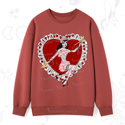 Purplehecate Cupid's Charm Valentine Sweatshirt